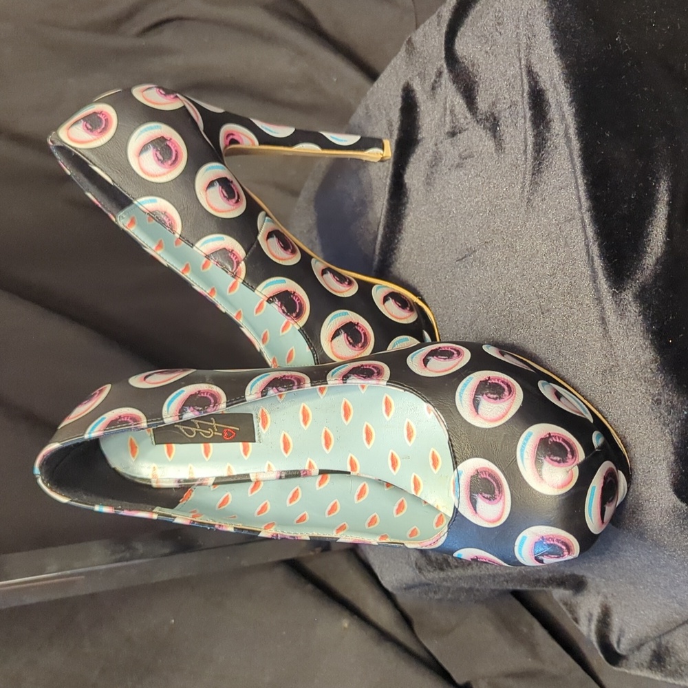 One Eyed Wanda platform heels from Iron Fist